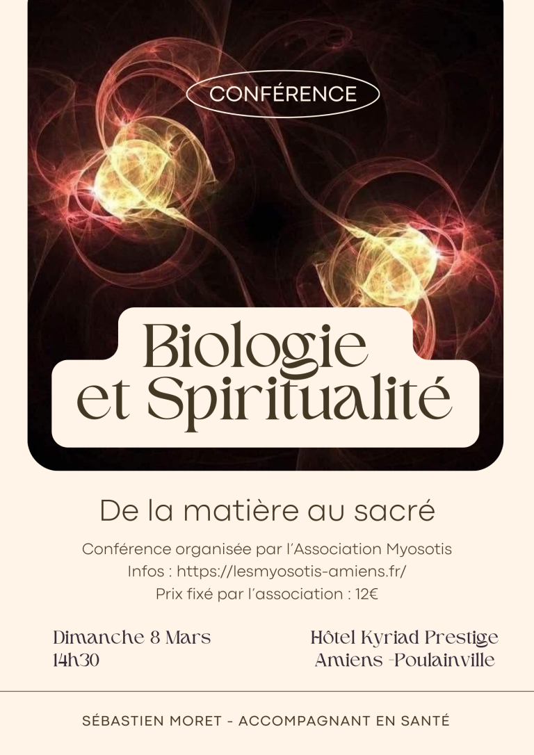 Affiche Événement conférence bien-être Professionnel Minimaliste Beige